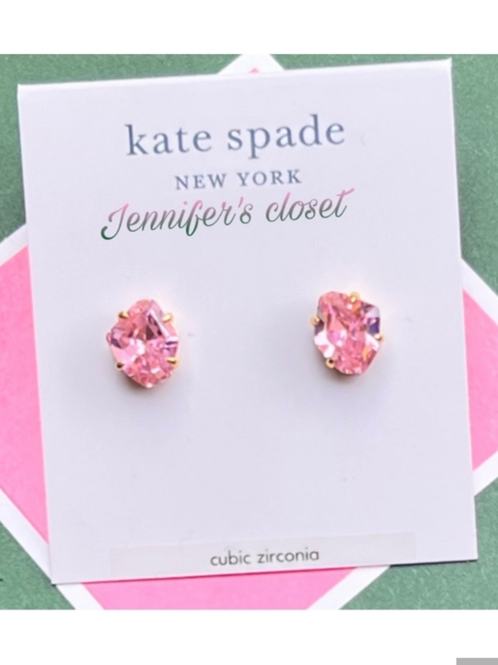 Kate Spade Crystal Stud Earrings / NWT